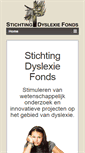 Mobile Screenshot of dyslexie.nl
