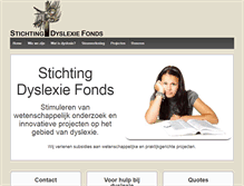 Tablet Screenshot of dyslexie.nl